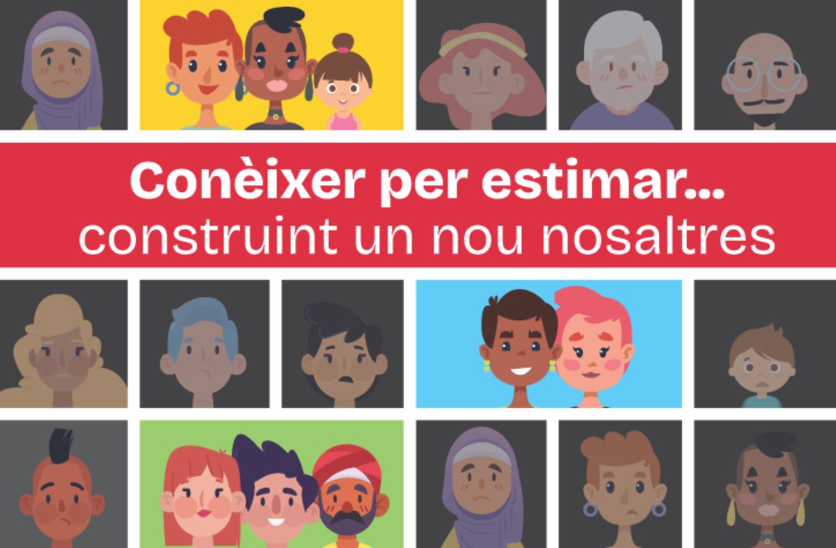 Cartell IV Jornades per la interacció entre cultures. “Conèixer per estimar. Construint un nou nosaltres” I @Arquebisbat de Barcelona