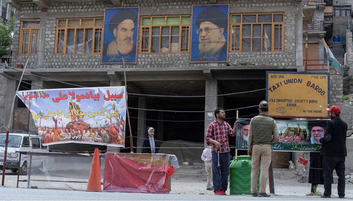 Després dels atacs d'Israel a l'Iran, habitants de Kargil van desplegar propaganda en suport de l'Iran i els aiatol·làs I Miguel Fernández