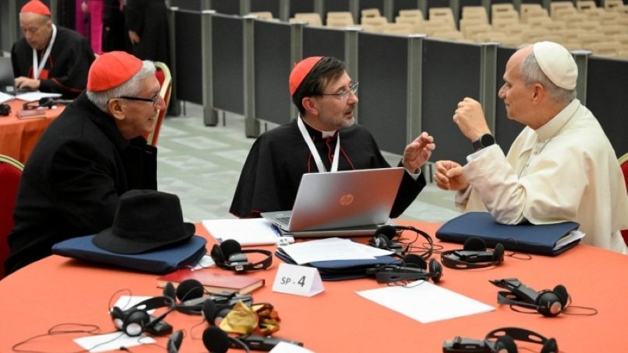 Primer consistori extraordinari del papa Lleó XIV. | Foto: Vatican Media