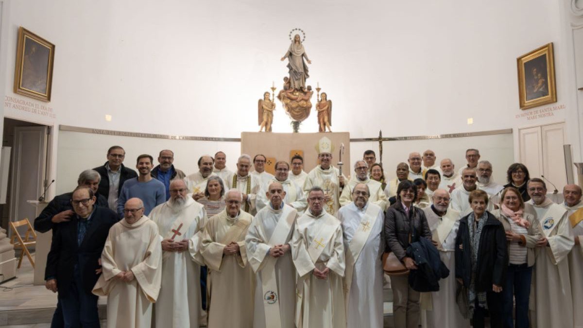 Gran trobada a Badalona pels 45 anys de l’ordenació d’un diaca permanent a Espanya I @Agustí Codinach, Catalunya Cristiana