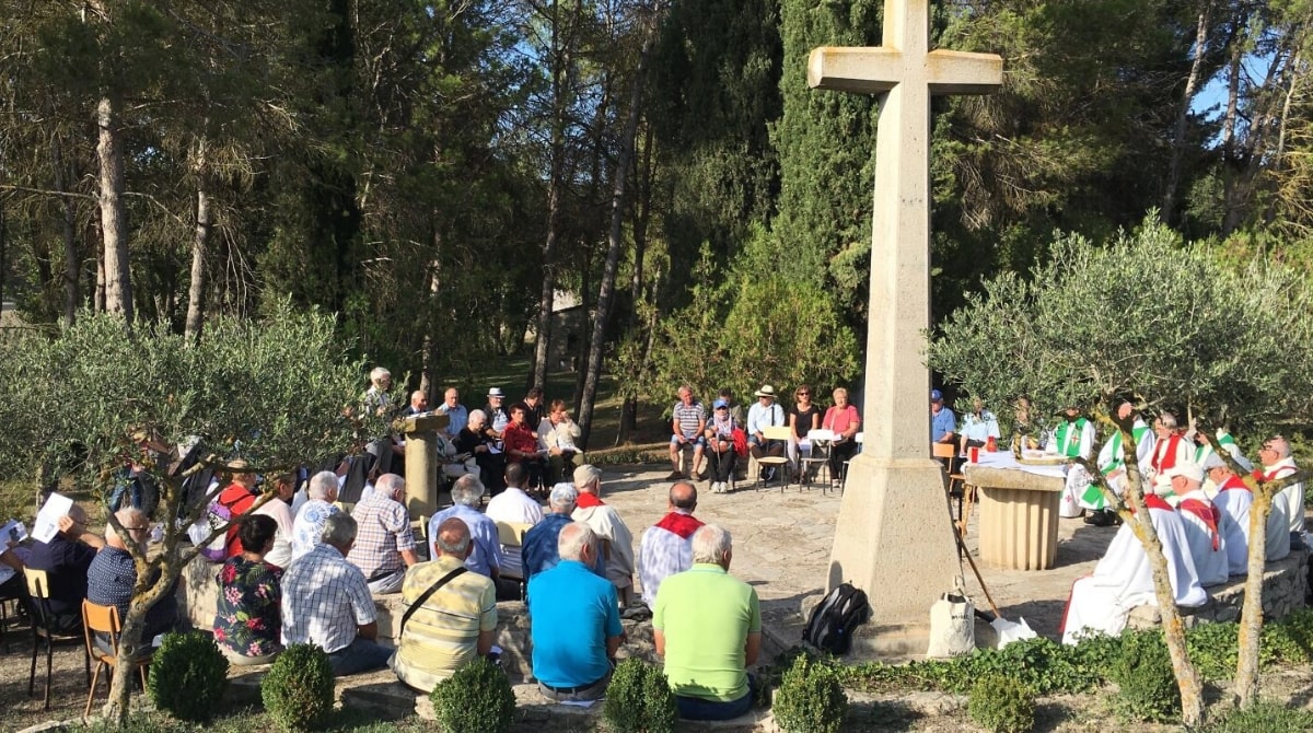 Celebració de l’Aplec del Mas Claret en una de les edicions anteriors I @Claretians de Catalunya