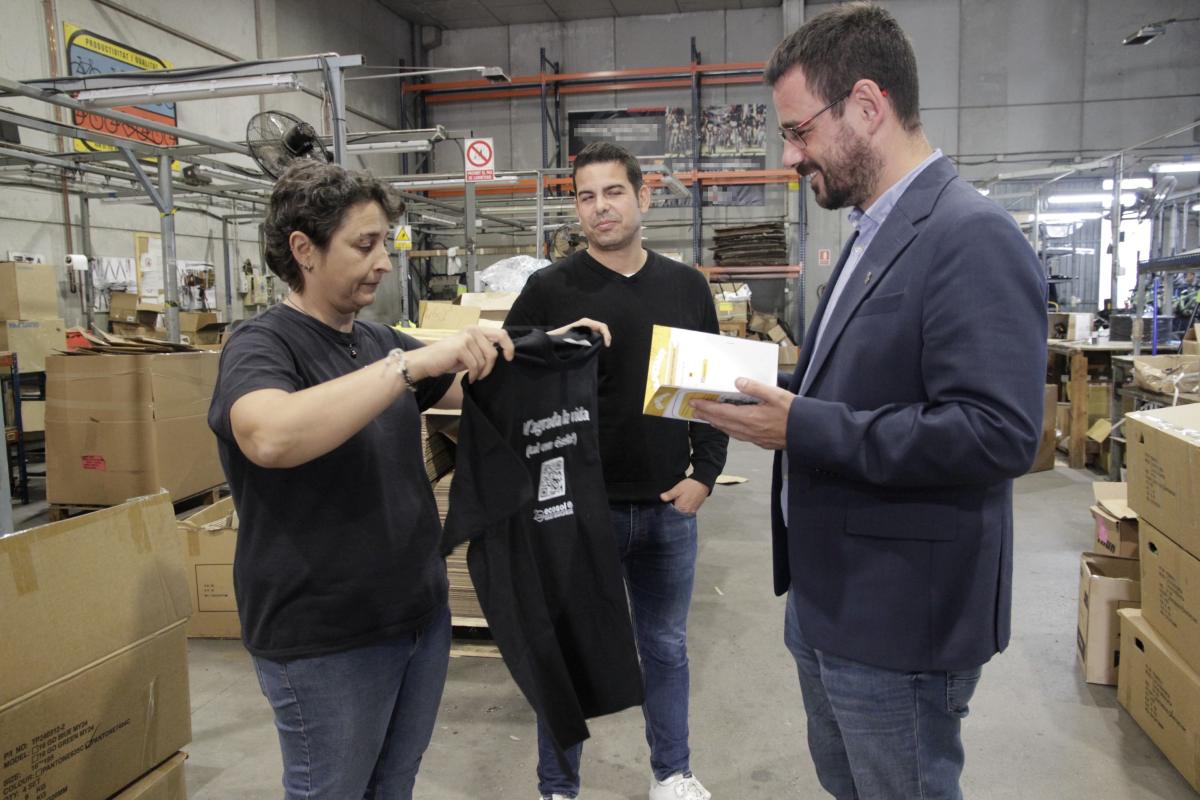 L'alcalde de Girona, Lluc Salellas, visita les instal·lacions d'Ecosol en el seu 20è aniversari I @Ajuntament de Girona