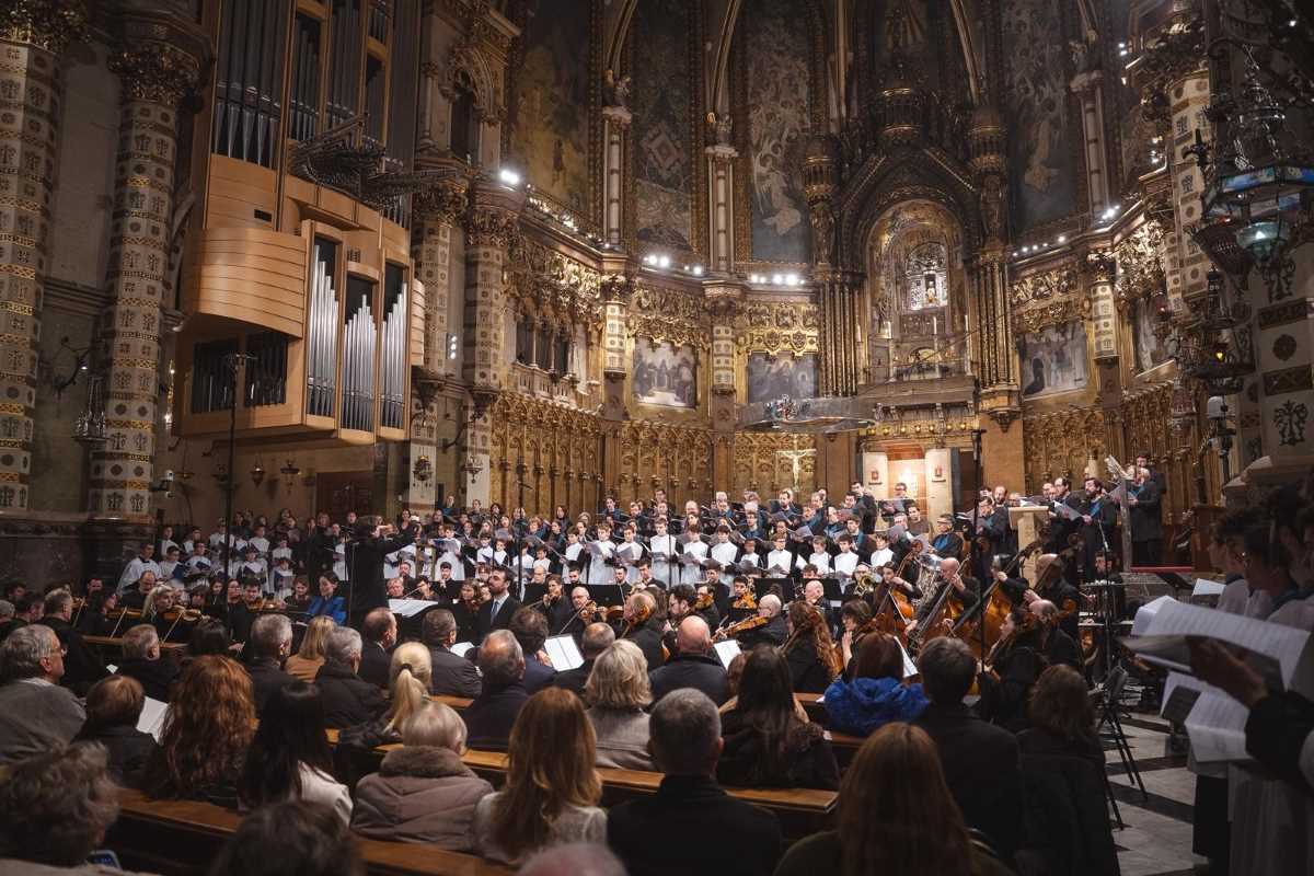 El Mil·lenari de Montserrat finalitza amb una pregària coral per agrair els primers mil anys de vida de l’abadia I @Abadia Montserrat