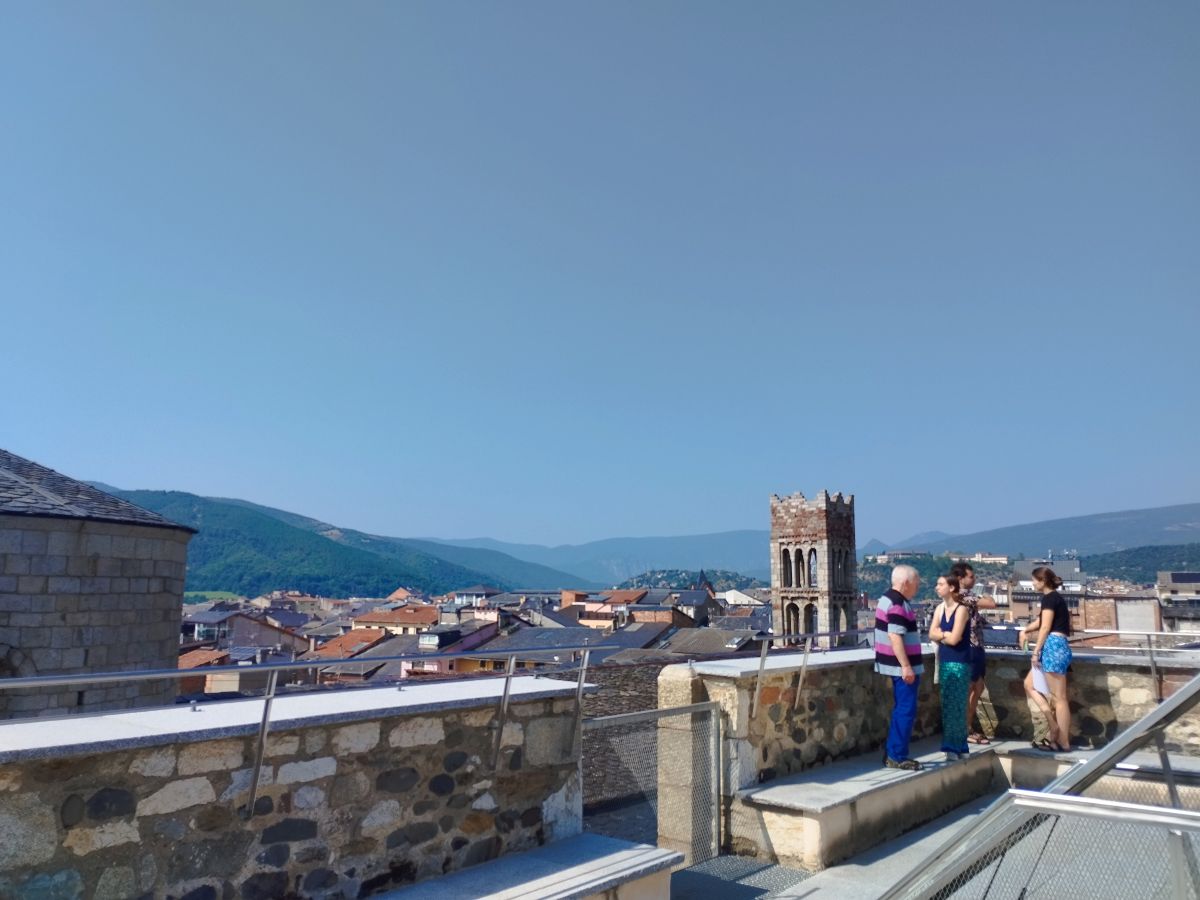 Vista panoràmica des de la torre de sant Salvador, Catedral de Santa Maria d'Urgell