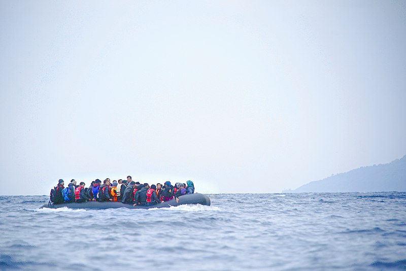 Refugees_on_a_boat_crossing_the_Mediterranean_sea,_heading_from_Turkish_coast_to_the_northeastern_Greek_island_of_Lesbos,_29_January_2016