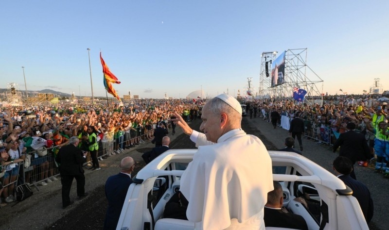 Papa Lleó XIV a Tor Vergata.
