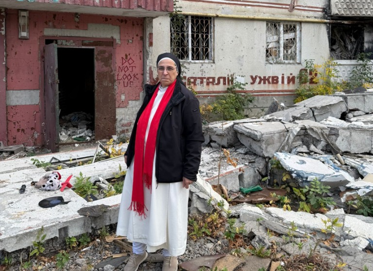 Lucía Caram a Ucraïna.