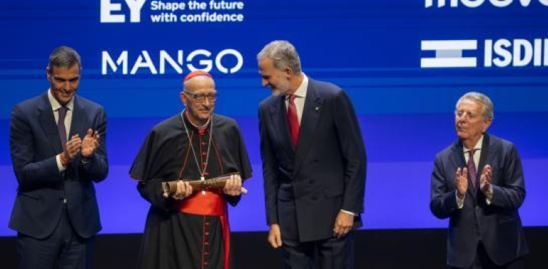 Cardenal Omella, premi Impuls Ciutats de La Vanguardia.