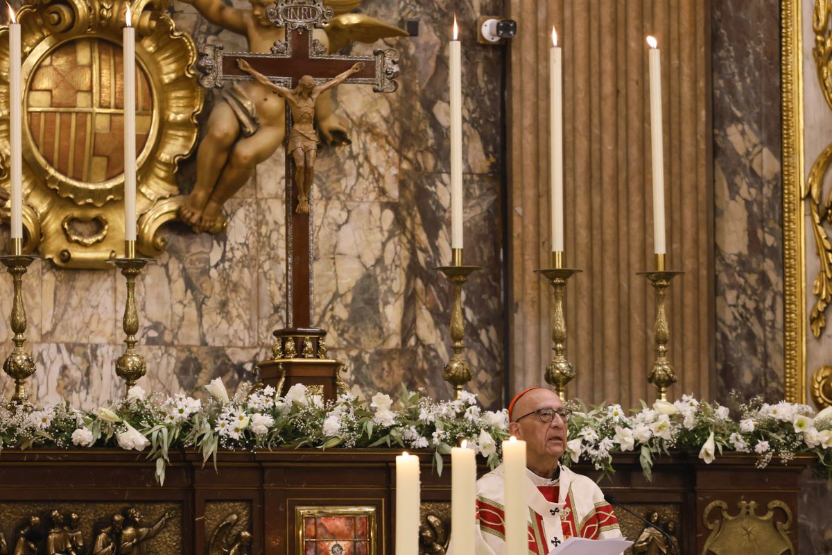 L'arquebisbe de Barcelona, durant la Missa de la Mercè, 2024. | Foto: Arquebisbat de Barcelona