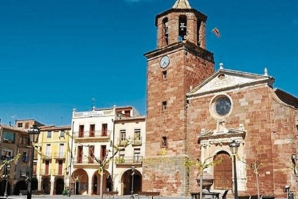 Església parroquial de Prades, al Baix Camp.