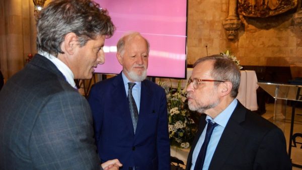 Josep M. Tarragona, al centre, amb Lluís Serna i Jordi Faulí. | Foto: ‘Flama’