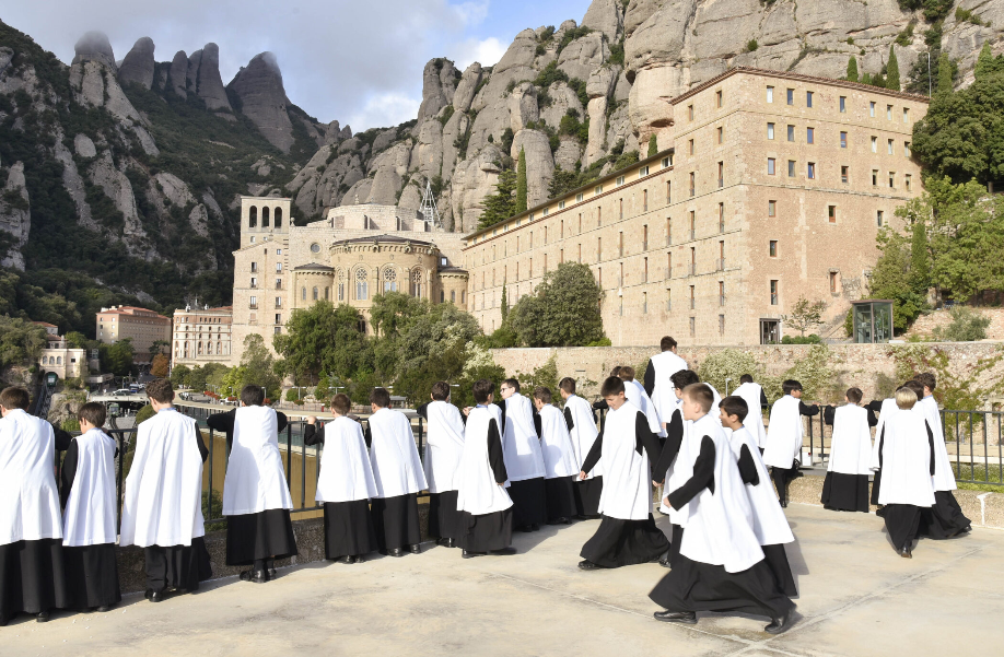 Escolans de Montserrat, en una imatge d'arxiu. | Escolania de Montserrat