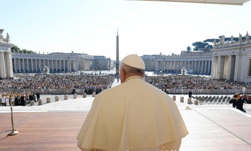 pope in the square